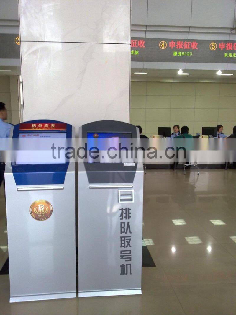 Tonsincs OEM 17" Interactive Touch Queue Management System Ticket Kiosk