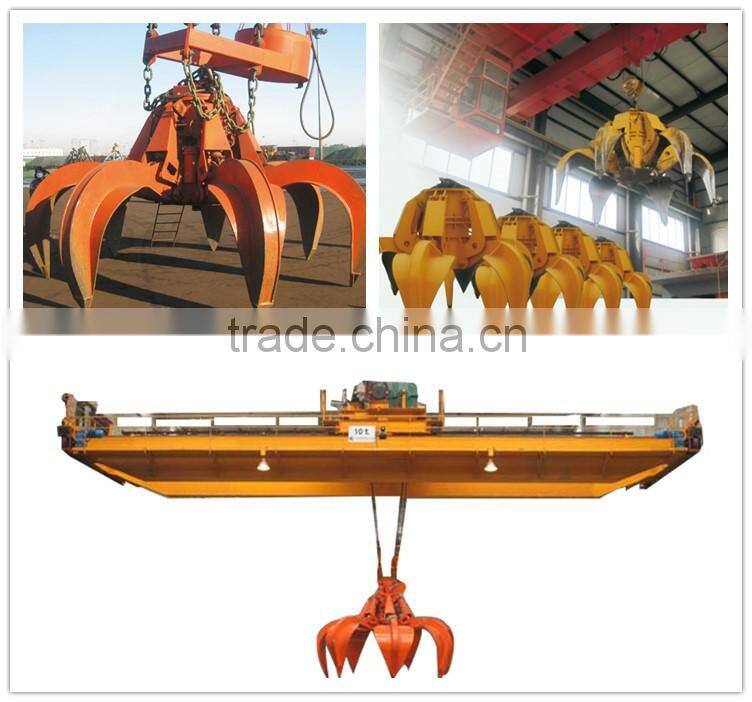 Widely Used Waste Grab Lift Crane Travelling Crane Grab Bridge Crane with Great Price