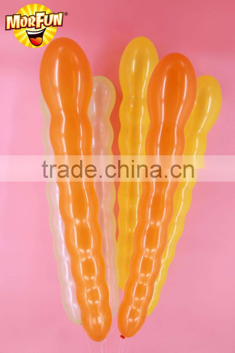 Hot Sale Cheap Spiral Balloons/Colorful Screw Ball Latex Balloon