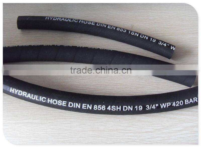 Braided Hydraulic Rubber Pipe / High Pressure