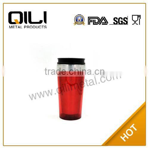 New Products 16oz tall clear plastic coffee mug