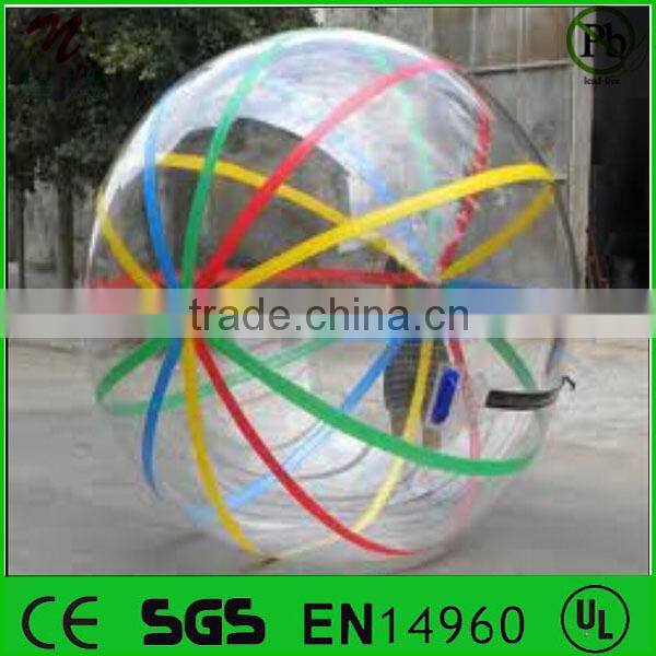 Customized 0.9mm pvc giant inflatable ball inside inflatable water walking balls