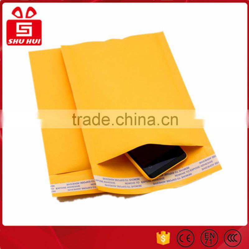 Yellow kraft bubble mailing envelopes paper bubble envelopes white color poly bubble mailers