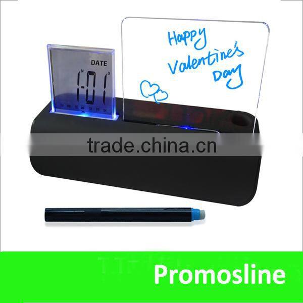 Hot Selling Custom LED alarm clock with message board