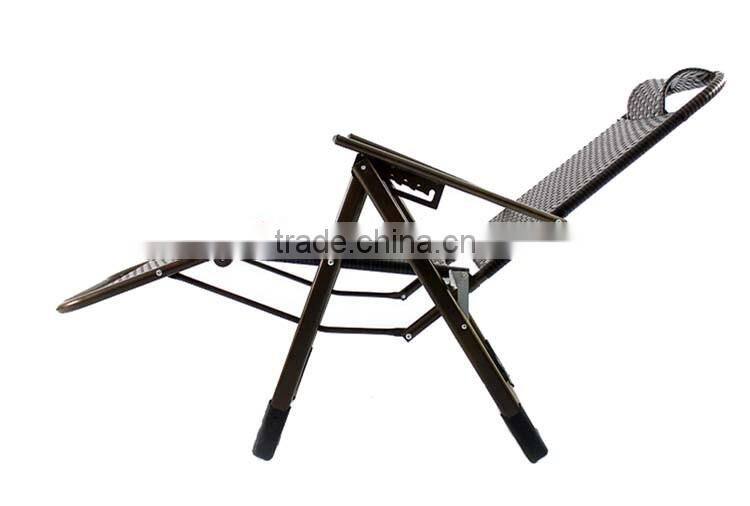 New Style Comfortable Portable Cheap Folding Wholesale Deck Chairs Rattan