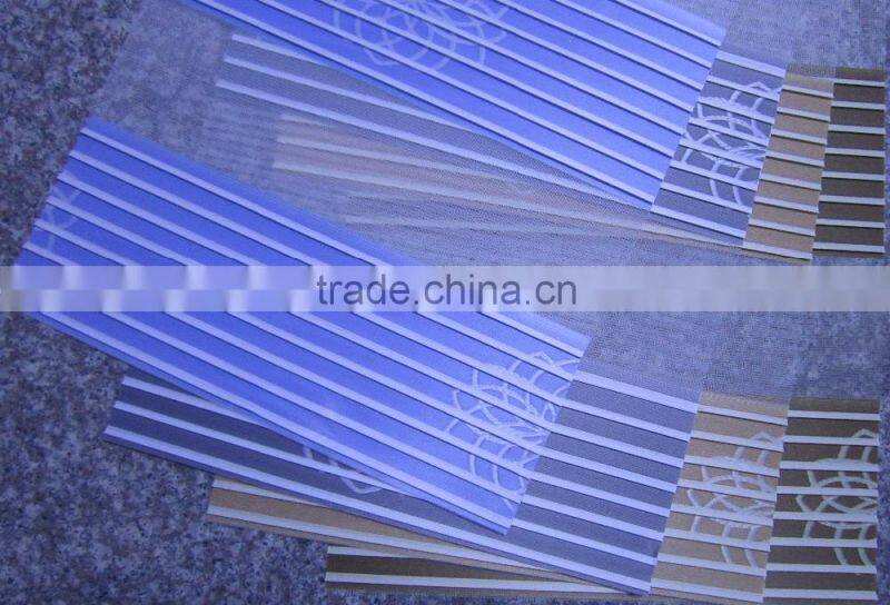 QINGMIAO Roller Type and Folding Jacquard Zebra Blinds Fabric