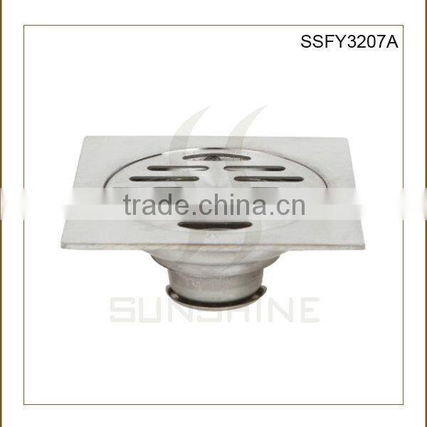 SSFY3207A Bathroom and tpilet square stainless steel drain gully