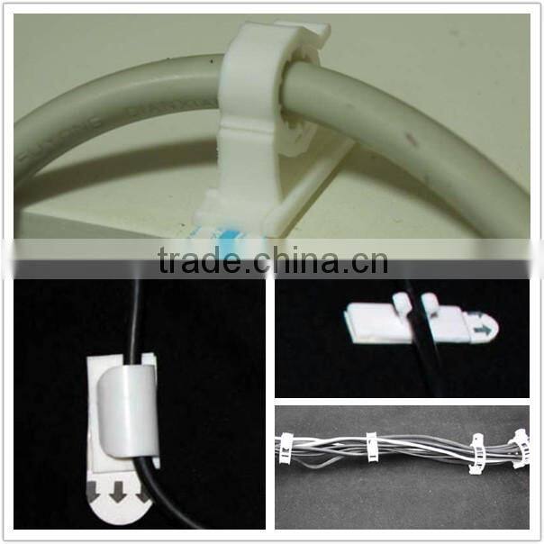 plastic self adhesive 3m cable clips