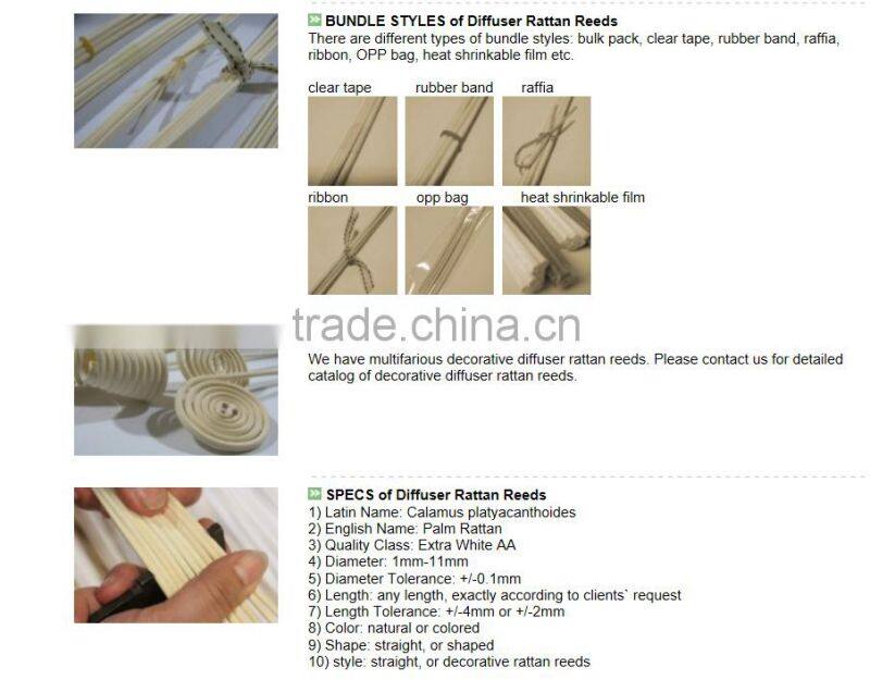 2016 brown color straight rattan sticks for air freshener reed diffuser Dia3cm x25cm high
