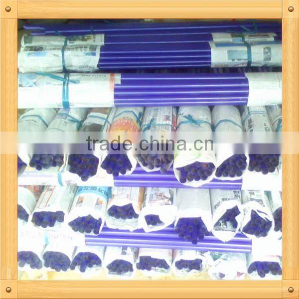 Hot Sale Spraying Plastic Metal Broom Handle With Plastic Hook,Colourful And High Quality broom handle