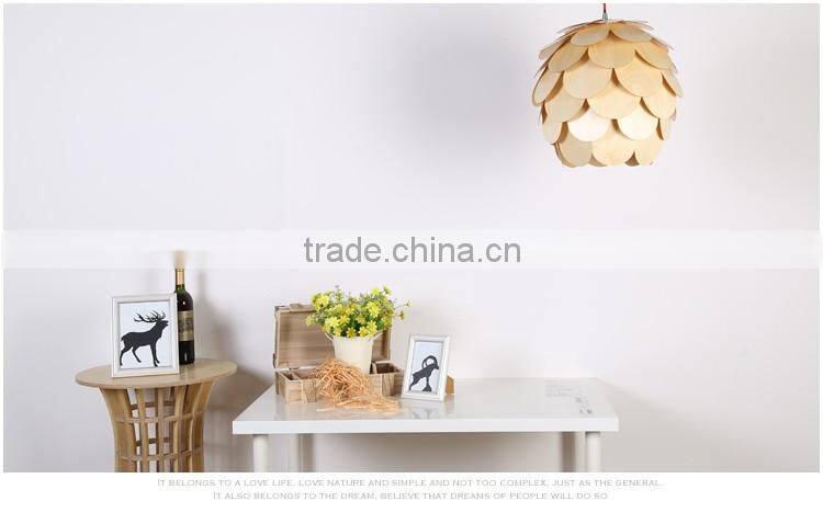 Modern creative style elegant wooden pendant lamp/lighting JK-8005B-32 LED pendant light