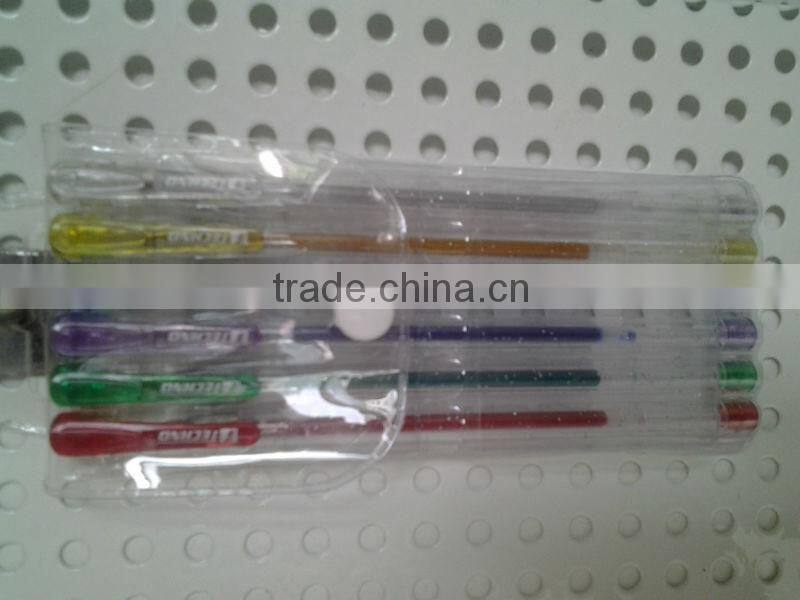 16 colors fruit scent glitter pen