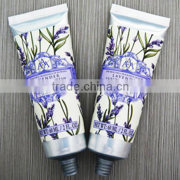 Labelling 60ml aluminum laminated cosmetic tube