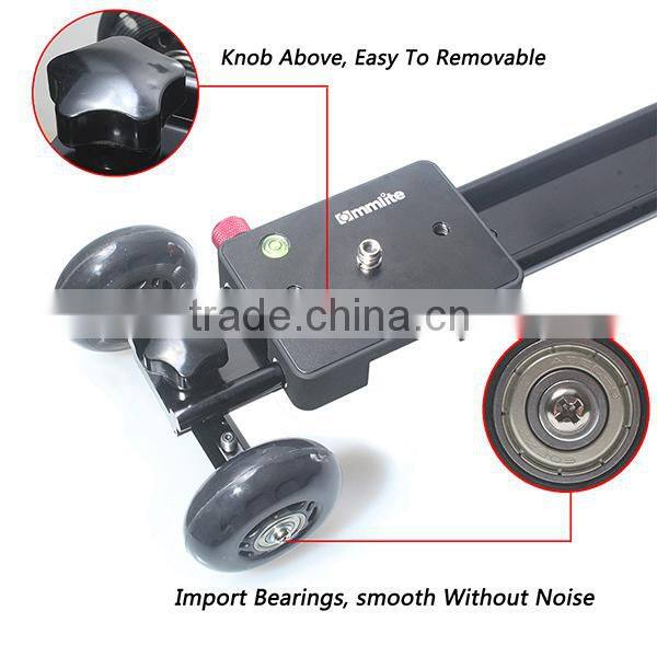 Aluminum Alloy Video Camera Track Slider Dolly Slider Table Dolly Car 60cm