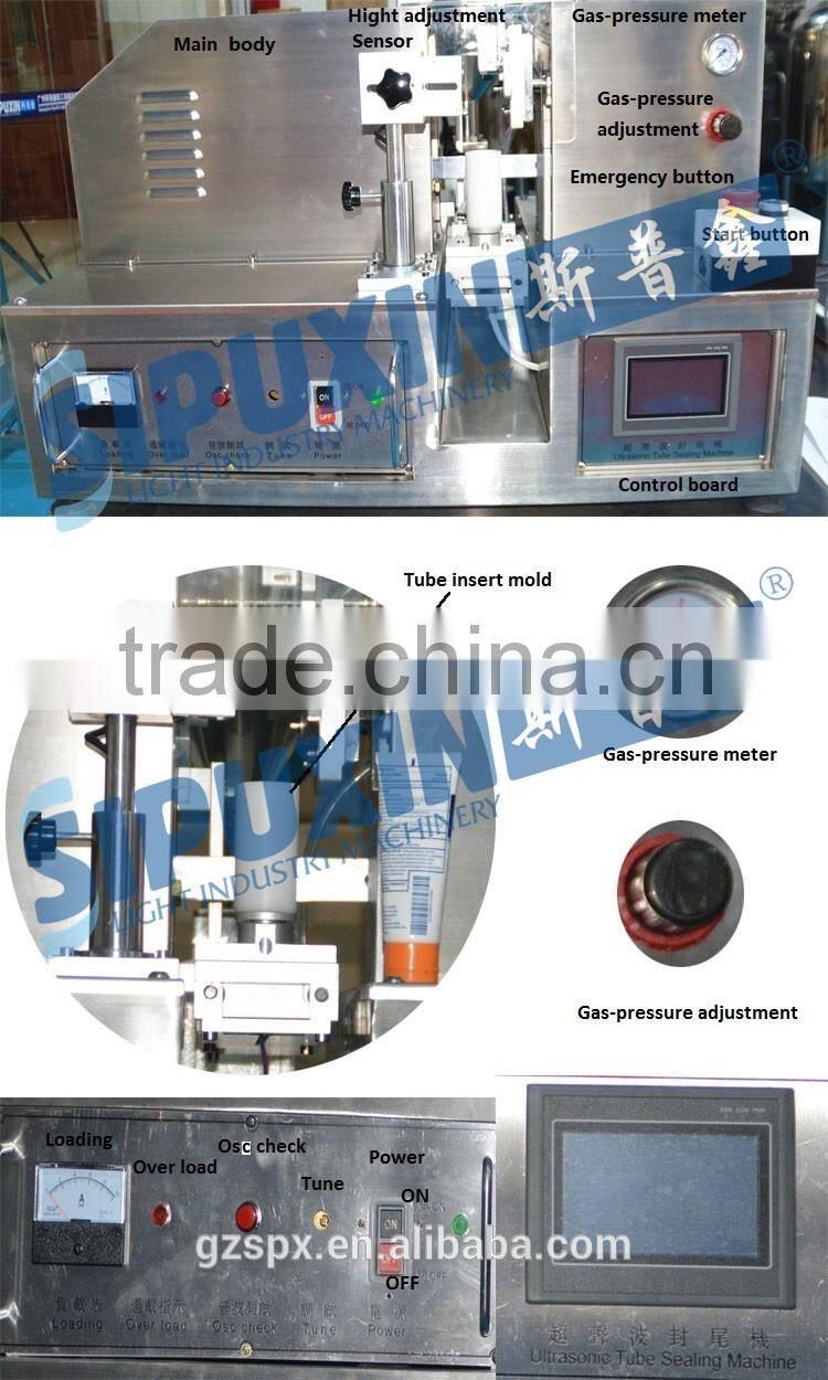 Sipuxin-Semi automatic Ultrasonic soft tube tail sealing machine