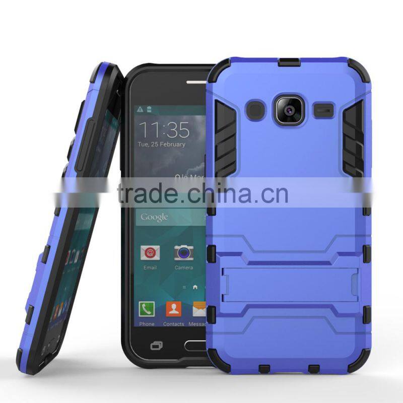 Fahsion Cool Phone holder Cover Case for J2 Mobile Phone Back Shell with stents MT-4787