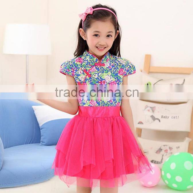 Custom design lovely children summer dress