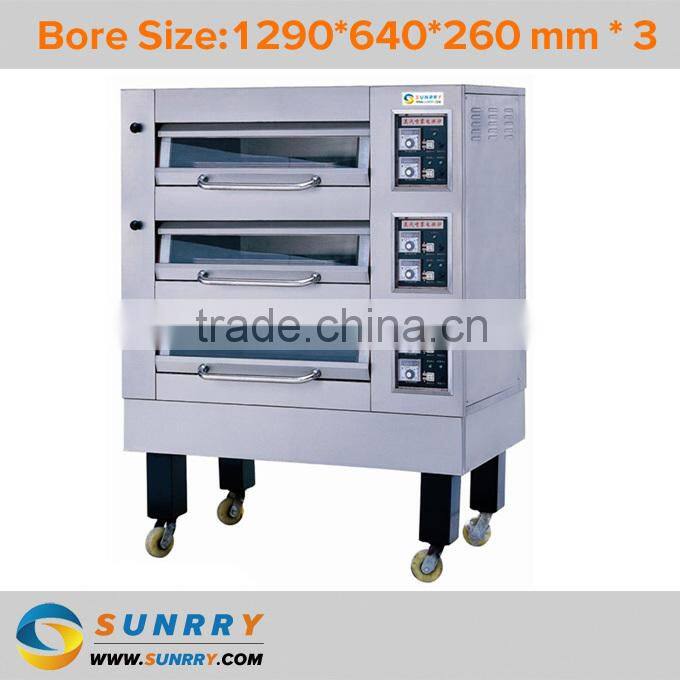 Bakery Bread Oven 2013 Bread Bakery Oven 3 Deck Electric Bakery Oven For Cakes (SY-DV40C SUNRRY)