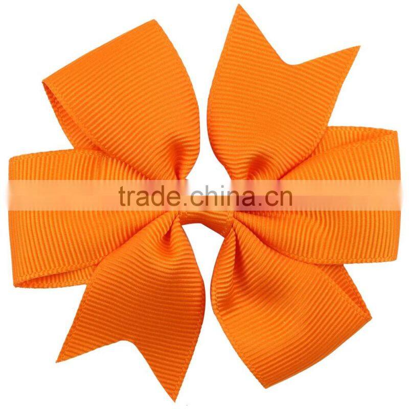 Hot-sales Baby 3 inch pinwheel bow hair Bow small Ribbon Bow Headbands 32 colors many colors girl Hair Bows cb-3633