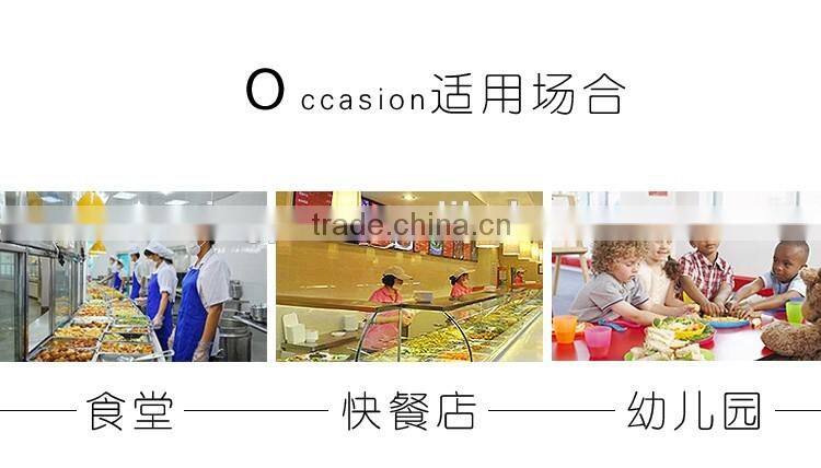 Custom print melamine compartment plate divided melamine plate