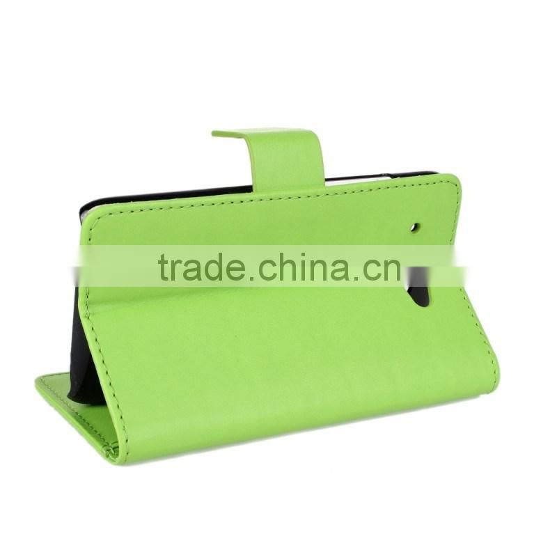 wholesale PU Leather Wallet Cover Stand Flip Case For HTC Desire 601