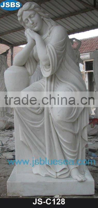 Stone nude lady statue