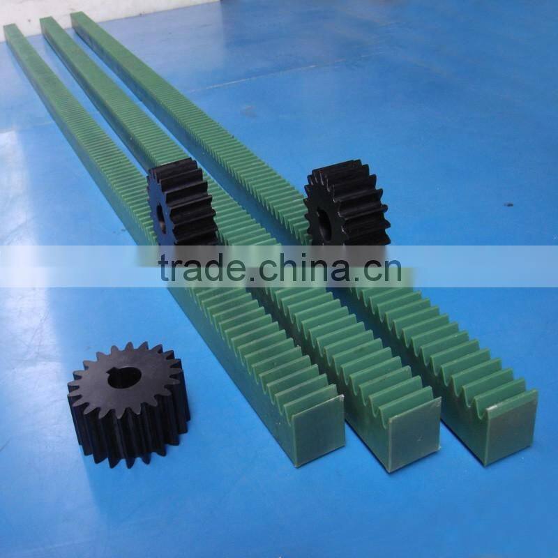 OEM customized straight nylon rack pinion gear design plastic pom cnc gear rack