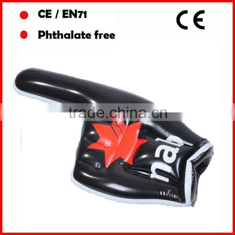 five finger inflatable hand/one finger inflatable hand/cheap inflatable hand