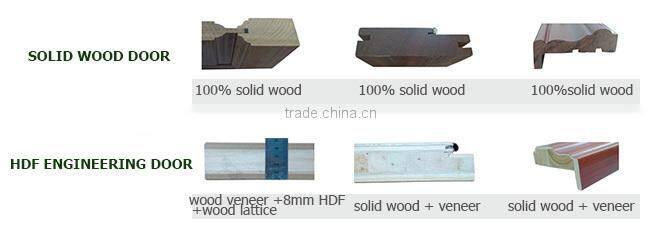 Antique multi panels birch wood door design interior for house decoration