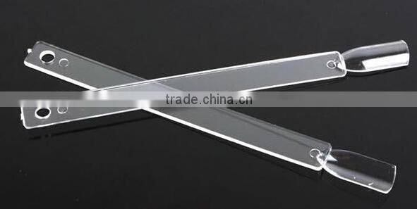 50 Transparent False Nail Art Tips Stickers Display Practice Fan Board