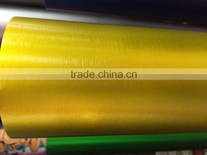 Best selling chrome brushed 1.52*20m with air bubble free