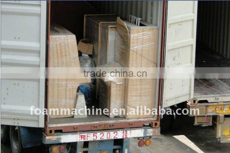 Automatic digital cintrol carrousel splitting foam machine