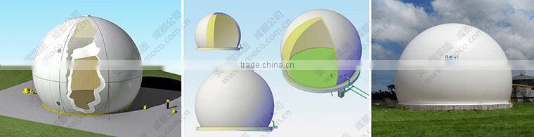 Family Size Membrane Biogas Dome, Biogas Storage Bag, for biogas digester