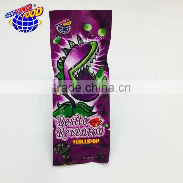 15g Plants V.S. Zombies magic popping candy(with lollipop)