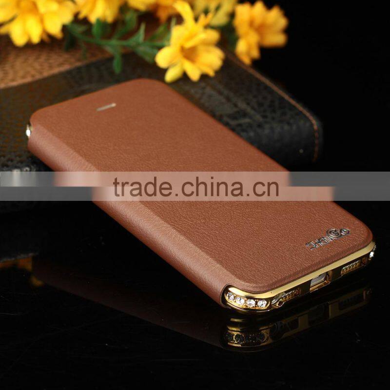 Shengo Unique PU Leather Dot View Phone Case for iPhone 5