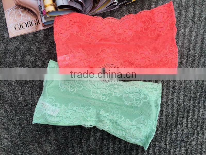 Shantou City,Seamless Lacy Bandeau Bra
