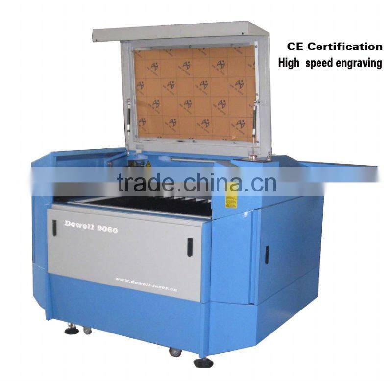 2016 hot sale Dowell Long life 9060 CO2 non-metal laser engraving and cutting machine with speedy DSP