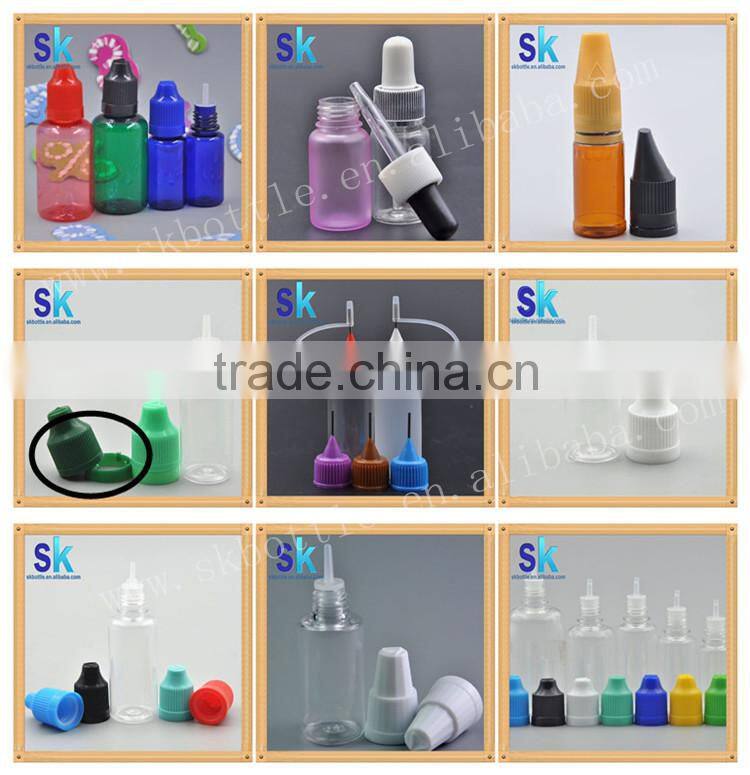top grade plastic spray bottle 10ml amber spray cap plastic bottle in stock