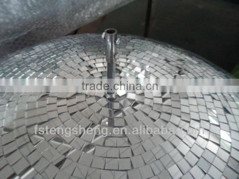 DJ culb decorative Really Glass disco mirror ball with metal motor in good quality for indoor use