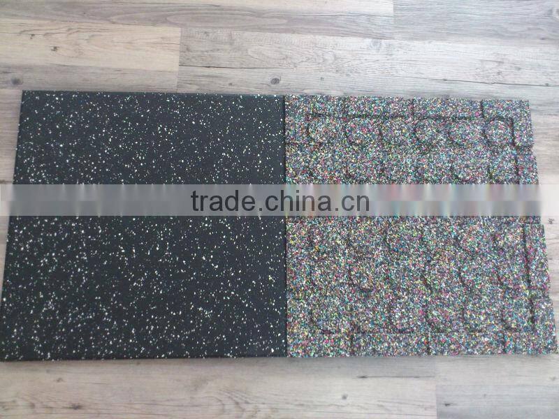 Rubber floor tiles 40mm thick