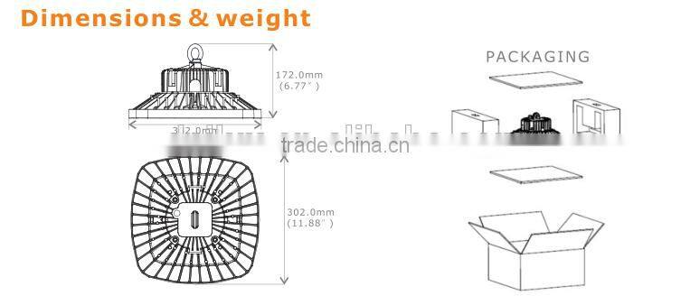 new design product led high bay light with meanwell driver,Aluminum alloy lighting fixturres