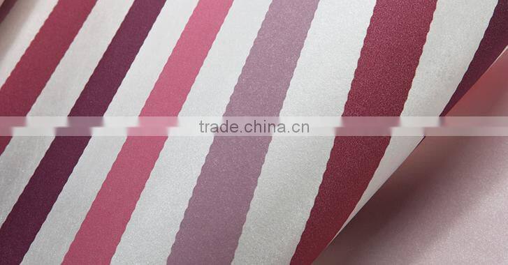 classic style non woven foaming pink kids wallpaper for girls room