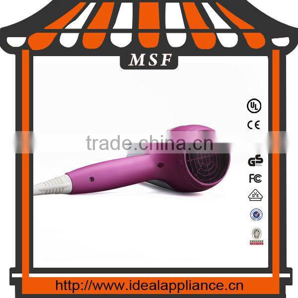 Professional golden DC motor hotel hair dryer with brushless motor