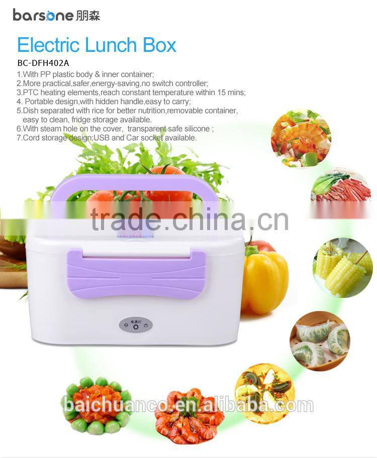 mini electric heat food container personal hot food warm box