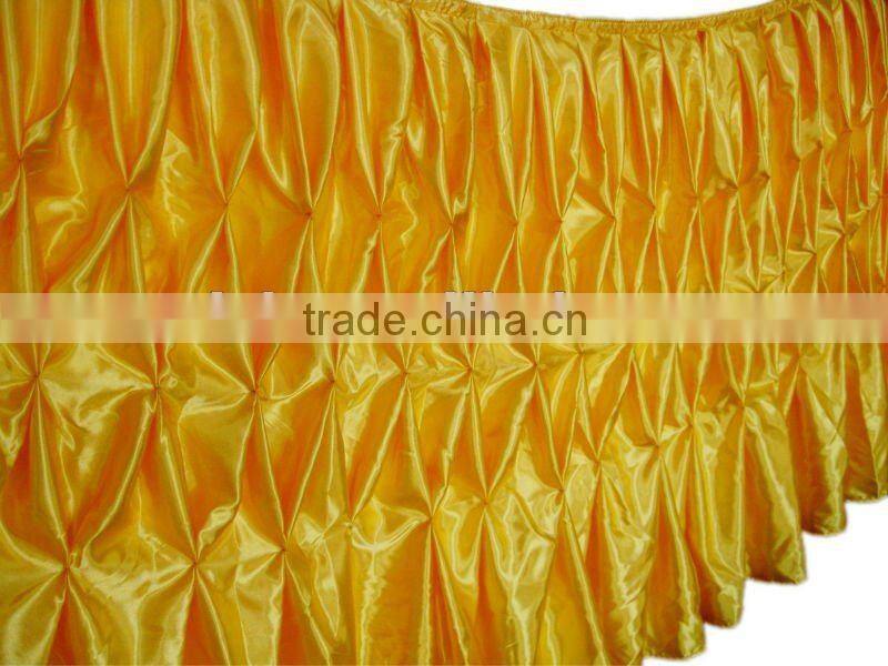 Fascinating!!! 2012 beautiful table cloth,table skirt,honeycomb style,fashion design