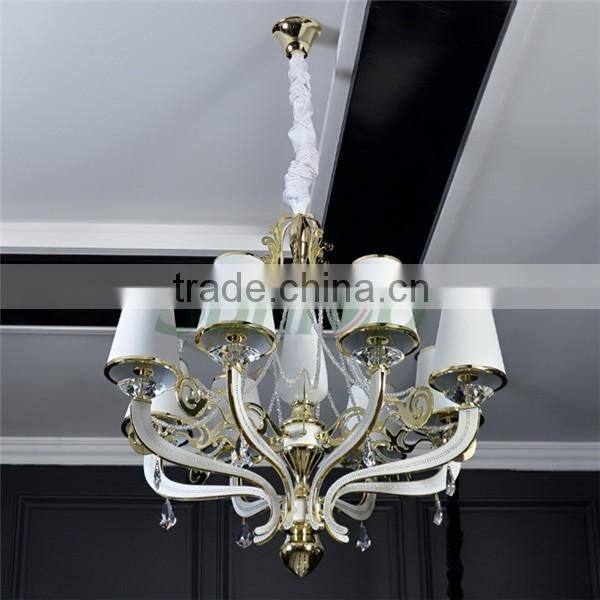 modern furniture designers hunging lamps/K9 Crystal pendant lighting/leather chandelier light