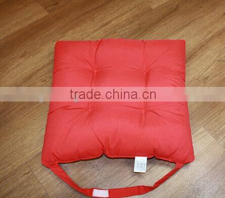 backrest cushion for chair/garden chair cushion/Factory wholesale 100% cotton square indoor dining chair cushion chair pad