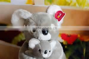 stuffed little cartoon brown bear plush toy/custom plush toy