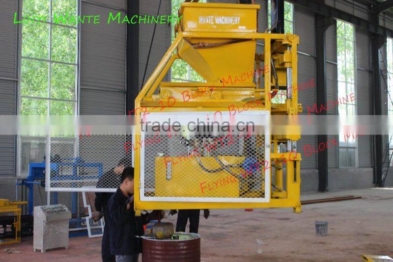 Factory price WT2-10 hydraulic machine for product block and brick clay