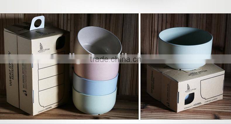2015 New Product Best Demand Wheat Straw Dinner Plate